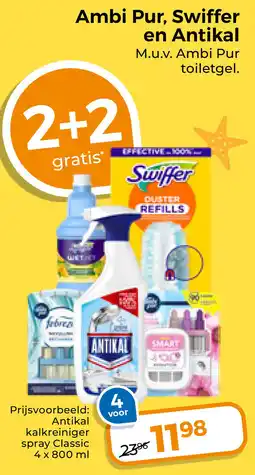 Trekpleister Ambi pur, swiffer en antikal aanbieding