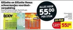 Kruidvat Gillette en Gillette Venus Scheermesjes Voordeelverpakking aanbieding