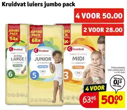 Kruidvat Kruidvat Luiers jumbo Pack aanbieding