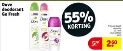 Kruidvat Dove Deodorant Go Fresh aanbieding