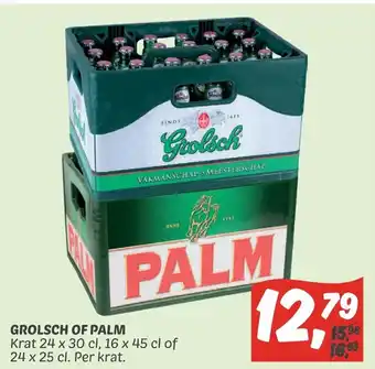 Dekamarkt Grolsch of palm aanbieding