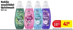 Kruidvat Robijn wasmiddel Quickwash aanbieding