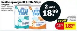 Kruidvat Nestlé Opvolgmelk Little Steps aanbieding
