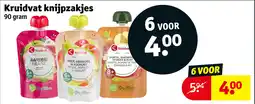 Kruidvat Kruidvat Knijpzakjes aanbieding