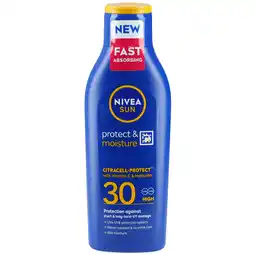 Dirk Nivea Sun prot & hydr zonnemelk spf30 aanbieding