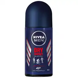 Dirk Nivea Deodorant men dry impact aanbieding