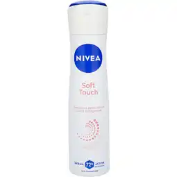 Dirk Nivea Deospray soft touch aanbieding