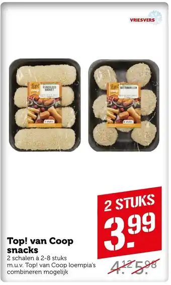 Coop Top! van Coop snacks aanbieding