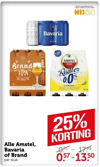 Coop Alle Amstel, Bavaria of Brand aanbieding