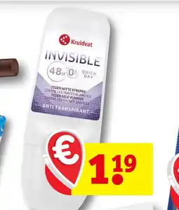 Kruidvat Kruidvat invisible anti transpirant aanbieding