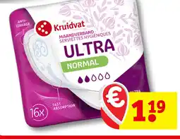 Kruidvat Kruidvat maandverband serviettes hygiéniques aanbieding