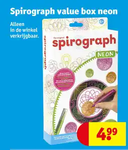Kruidvat Spirograph value box neon aanbieding