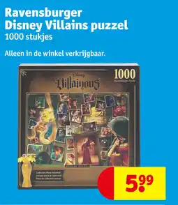 Kruidvat Ravensburger Disney Villains puzzel aanbieding