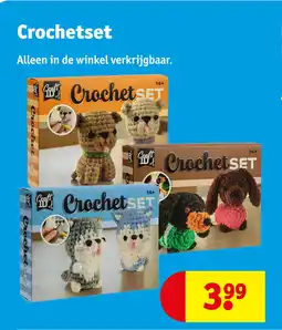 Kruidvat Crochetset aanbieding