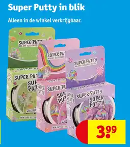 Kruidvat Super Putty in blik aanbieding