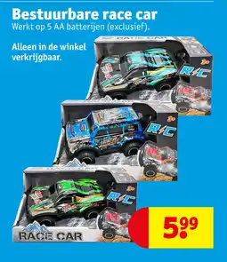 Kruidvat Bestuurbare race car aanbieding