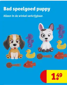 Kruidvat Bad speelgoed puppy aanbieding
