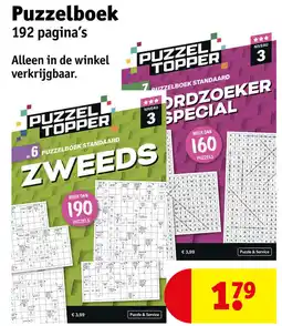 Kruidvat Puzzelboek aanbieding