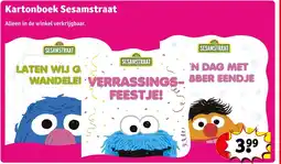 Kruidvat Kartonboek Sesamstraat aanbieding