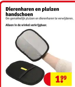 Kruidvat Dierenharen en pluizen handschoen aanbieding