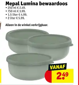Kruidvat Mepal Lumina bewaardoos aanbieding