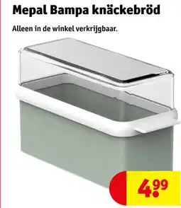 Kruidvat Mepal Bampa knäckebröd aanbieding