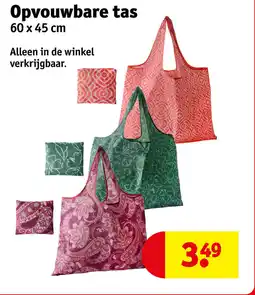 Kruidvat Opvouwbare tas aanbieding