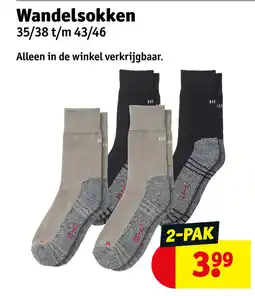 Kruidvat Wandelsokken aanbieding