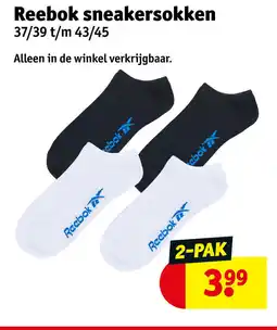 Kruidvat Reebok sneakersokken aanbieding