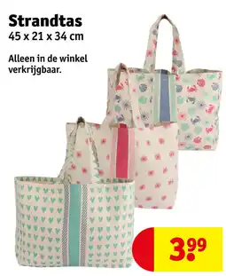 Kruidvat Strandtas aanbieding
