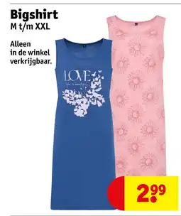 Kruidvat Bigshirt aanbieding