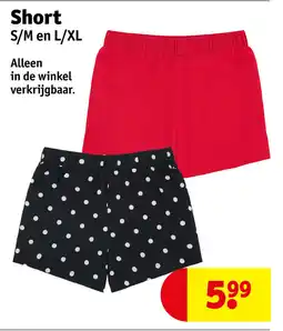 Kruidvat Short aanbieding