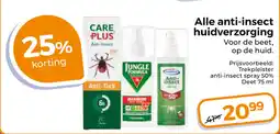 Trekpleister Alle anti-insect huidverzorging aanbieding
