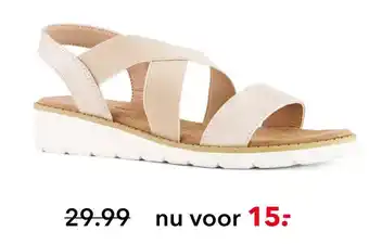Natuform dames sandalen beige