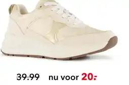 Scapino Natuform dames sneakers beige goud aanbieding