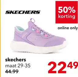 Scapino Skechers Bounder Pro Slip-ins meisjes sneakers paars aanbieding