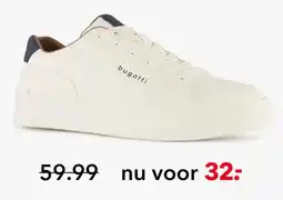 Scapino Bugatti heren sneakers wit aanbieding