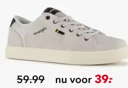 Scapino Wrangler heren sneakers lichtgrijs aanbieding