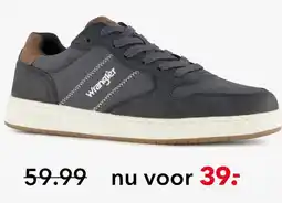 Scapino Wrangler heren sneakers blauw aanbieding