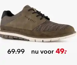 Scapino Bugatti heren sneakers bruin aanbieding