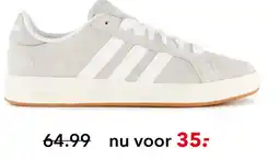 Scapino Adidas Grand Court Base 00s heren sneakers grijs aanbieding