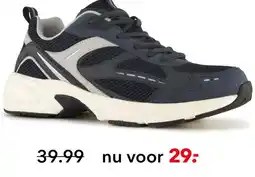 Scapino Blue Box heren dad sneakers blauw aanbieding