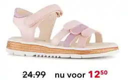 Scapino Blue Box meisjes sandalen met glitters roze paars aanbieding