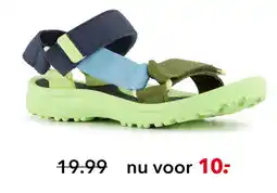 Scapino Blue Box jongens sandalen blauw groen aanbieding