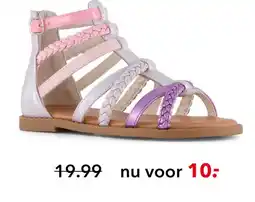 Scapino Blue Box meisjes sandalen metallic roze paars aanbieding