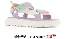 Scapino Blue Box sandalen meisjes met regenboog aanbieding