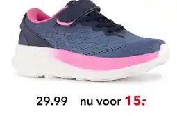 Scapino Osaga meisjes sportschoenen blauw roze aanbieding