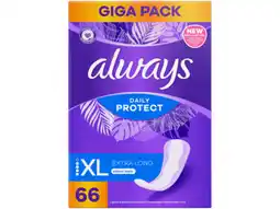 Hoogvliet Always Daily protect extra long odour block tenchnologie aanbieding