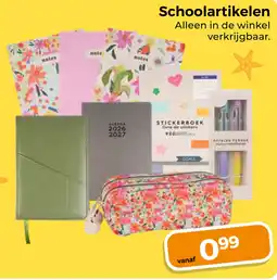 Trekpleister Schoolartikelen aanbieding