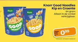 Trekpleister Knorr Good Noodles Kip en Groente aanbieding